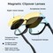 Polarized Bluetooth Smart Glasses w/ Microphone, Speakers, Blue Light Filter, Magnetic Lenses, 5hr Battery, Great for iPhone, Samsung, and Smart Phones